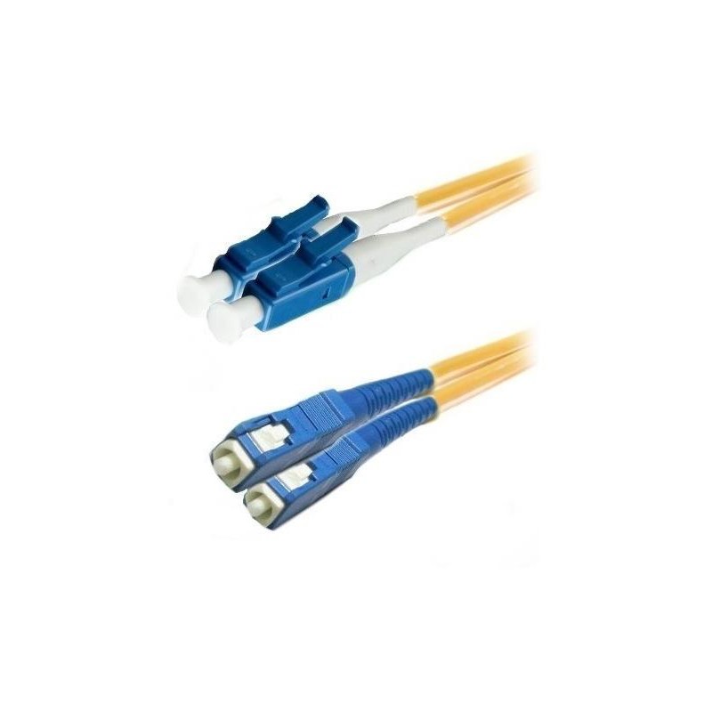 XtendLan FO patch LC-SC 3m 9/125 duplex, G.652d, ZWP, LS0H