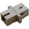 XtendLan SC-SC simplex adapter MM, gray, for optical distribution cabinets