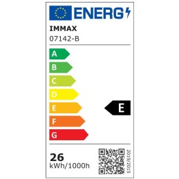 IMMAX NEO LITE VENTO SMART stropní svítidlo s ventilátorem 18W TUYA Wi-Fi hnědo-černé