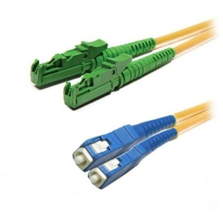 XtendLan FO patch E2000/APC-SC 1m 9/125 duplex, LS0H, G.652d