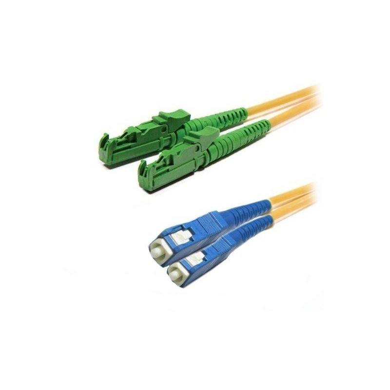 XtendLan FO patch E2000/APC-SC 3m 9/125 duplex, LS0H, G.652d