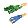 XtendLan FO patch E2000/APC-SC 3m 9/125 duplex, LS0H, G.652d