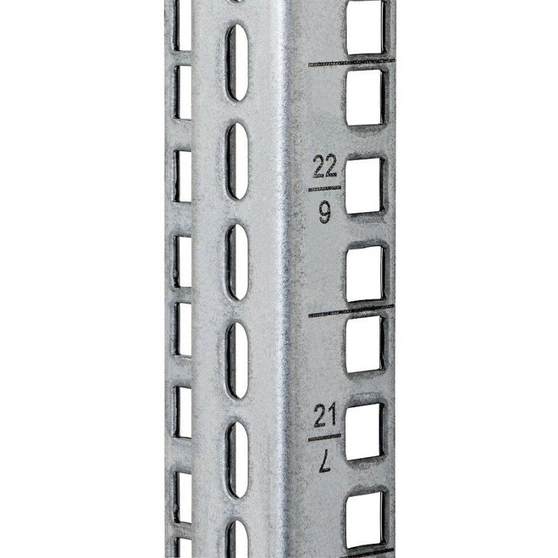 XtendLan Vertikální montážní lišta Telco 42U, pro servery šíře 480mm, stříbrná