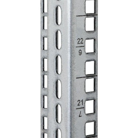 XtendLan Vertikální montážní lišta Telco 32U, pro servery šíře 480mm, stříbrná