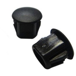 XtendLan ST zátka do otvorů v rozvaděči,  simplex, černá, "D" otvor