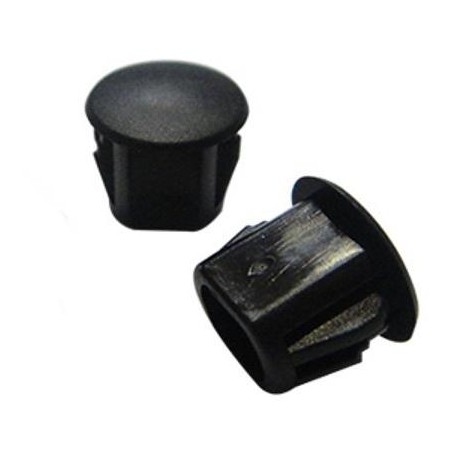 XtendLan ST zátka do otvorů v rozvaděči,  simplex, černá, "D" otvor