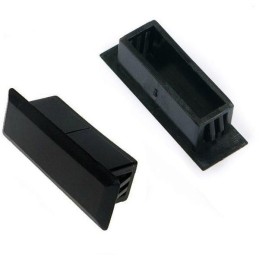 XtendLan SC zátka-záslepka do otvorů v rozvaděči, duplex, černá