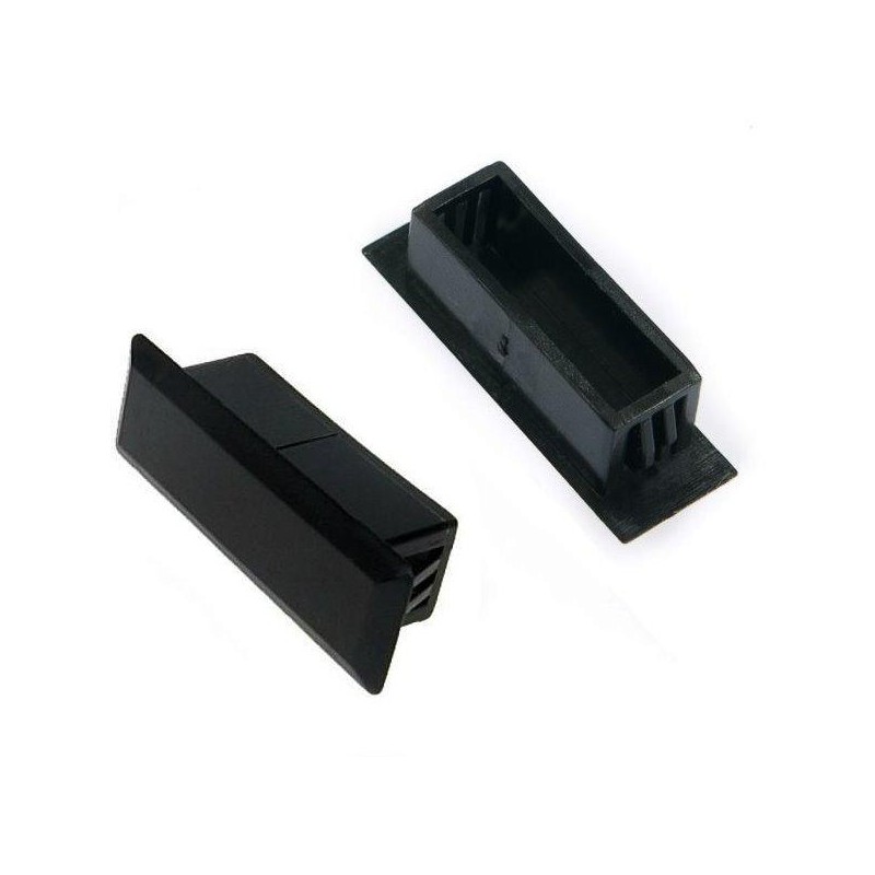 XtendLan SC zátka-záslepka do otvorů v rozvaděči, duplex, černá