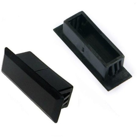 XtendLan SC zátka-záslepka do otvorů v rozvaděči, duplex, černá