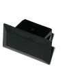 XtendLan SC plug-blank for holes in the distribution board, simplex, black