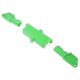 XtendLan E2000-E2000 simplex adapter SM, APC, zelený, do optických rozvaděčů