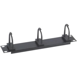 XtendLan 10" vyvazovací panel  1U 3x plastová úchytka