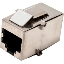 XtendLan Keystone/spojka, RJ45, CAT6, STP, stříbrný, instalace kabeláže bez narážení kabelů