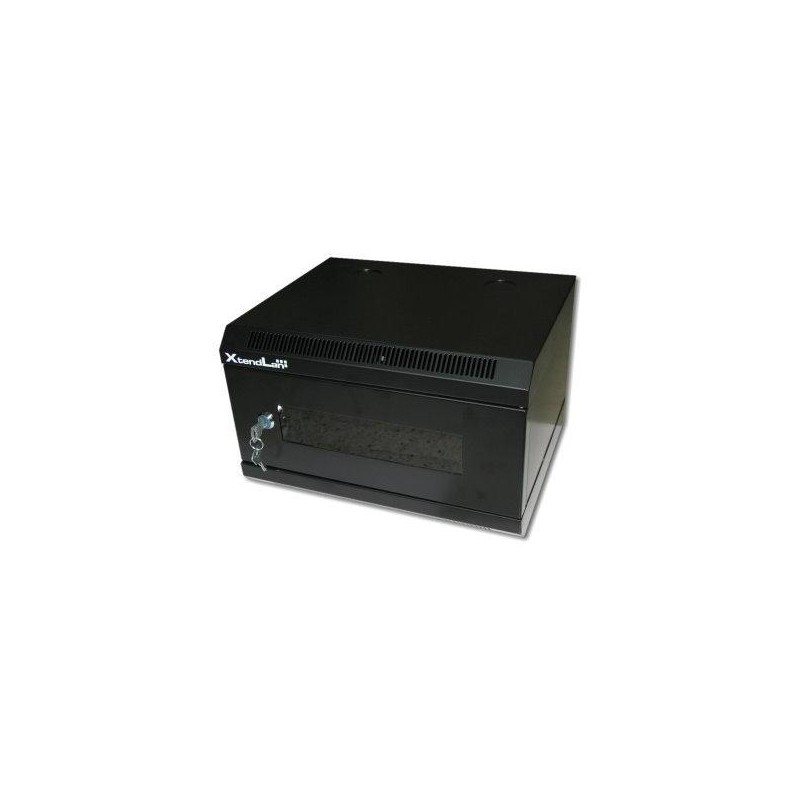 XtendLan Skříň 10", 4U, 280x350, černý, prosklený