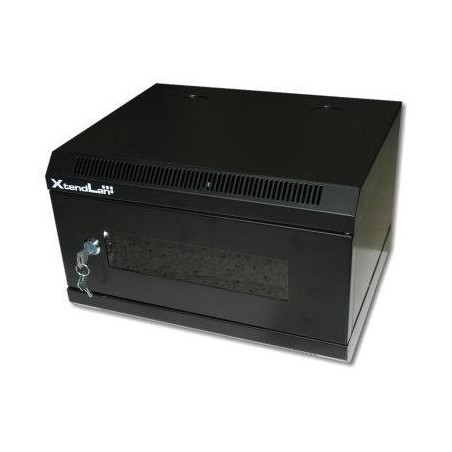 XtendLan Skříň 10", 4U, 280x350, černý, prosklený