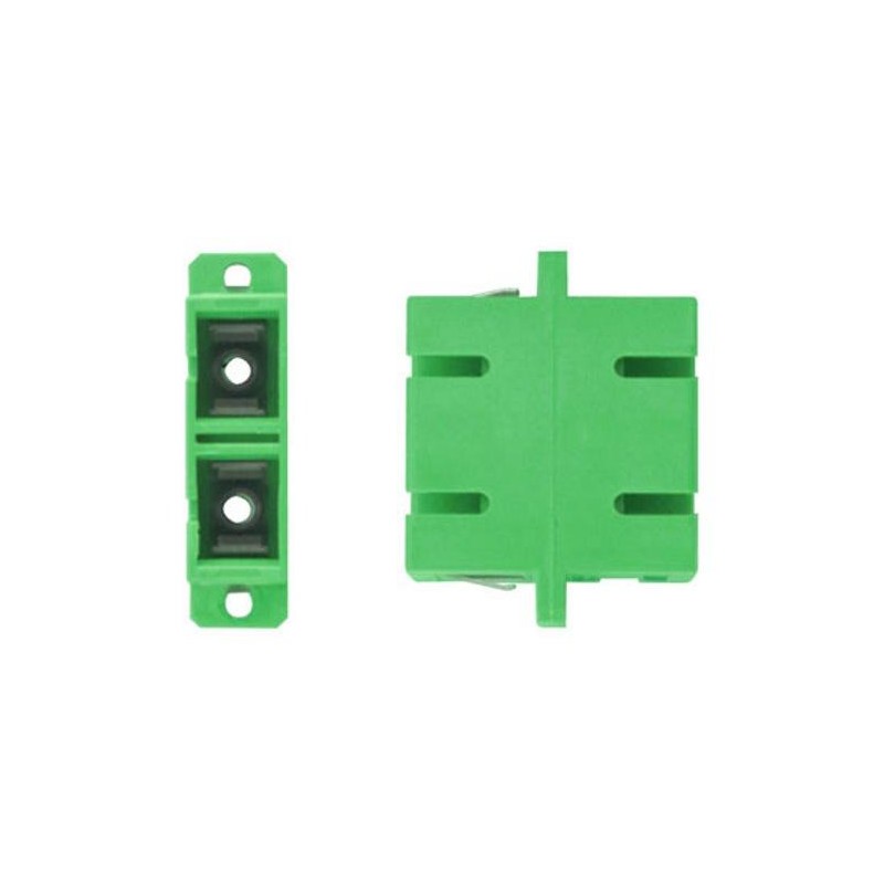 XtendLan SC-SC duplex adaptér SM, APC , zelený, do optických rozvaděčů
