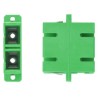 XtendLan SC-SC duplex adapter SM, APC, green, for optical distribution cabinets