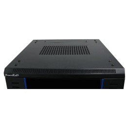 XtendLan 42U/600x800 stojanový, černý, skleněné dveře, plná záda