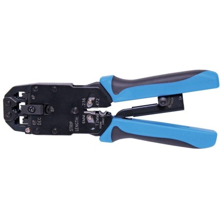 XtendLan Kleště krimpovací profi s ráčnou RJ45, RJ12, RJ11