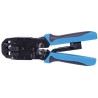 XtendLan Professionelle Crimpzange mit Ratsche RJ45, RJ12, RJ11