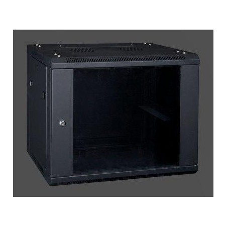 XtendLan 22U/600x550, na zeď, dvoudílný, skleněné dveře