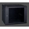 XtendLan 22U/600x550, wall-mounted, two-part, glass door