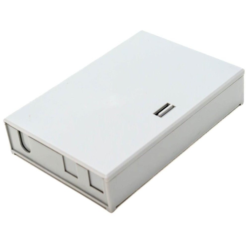 XtendLan mini rozvaděč, 4 porty, 1x průchozí kabel, 6 svarků, ST/SC/Duplex LC/pigtaily, stoupačkové/průběžné