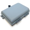 XtendLan plastic distribution box for 16 branches, 2 cable ports, waterproof, coil