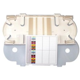 XtendLan plastová kazeta s pro uchycení 24 svarků průměru 4mm, svarky vedle sebe