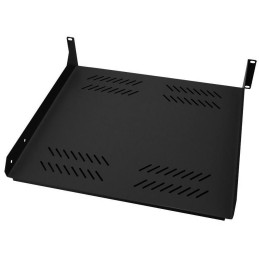 XtendLan Police 400mm, univerzal, 2U, 45kg nosnost, černá