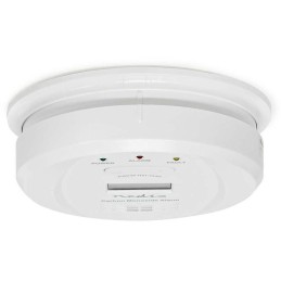 NEDIS detektor oxidu uhelnatého/ EN 50291/ hlasitost 85 dB/ 2x AA/ životnost až 5 let/ bílý