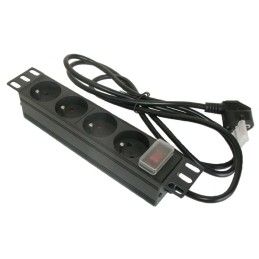 XtendLan 10'' rozvodný panel 4x 230V, ČSN, vypínač, 1,8 m