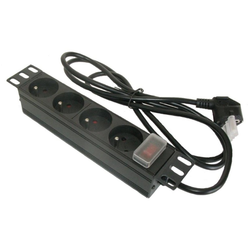 XtendLan 10'' rozvodný panel 4x 230V, ČSN, vypínač, 1,8 m