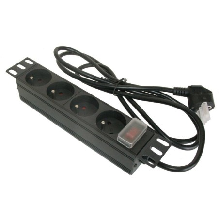 XtendLan 10'' rozvodný panel 4x 230V, ČSN, vypínač, 1,8 m