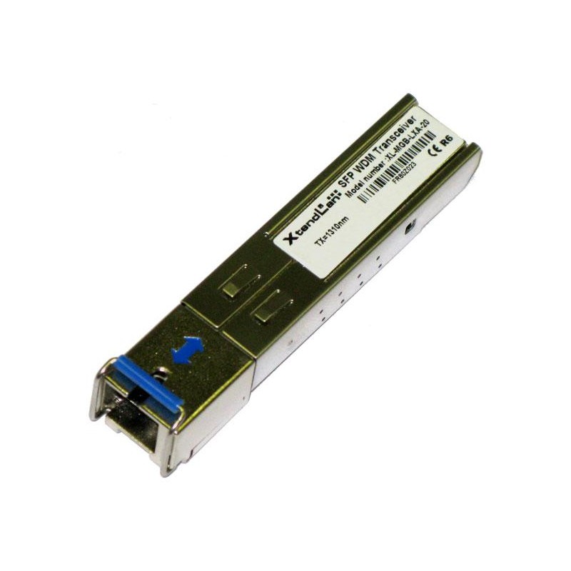 XtendLan mini GBIC SFP, SC, 1000Base-LX, 20km, WDM, TX1550nm/RX1310nm, SM i MM, Cisco, Planet kompatibilní, DDM