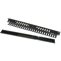 XtendLan Vyvazovací panel 1U, plastový kryt, profil 4x5cm