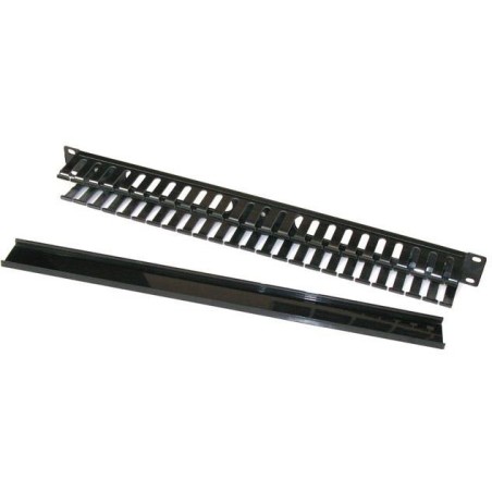 XtendLan Vyvazovací panel 1U, plastový kryt, profil 4x5cm