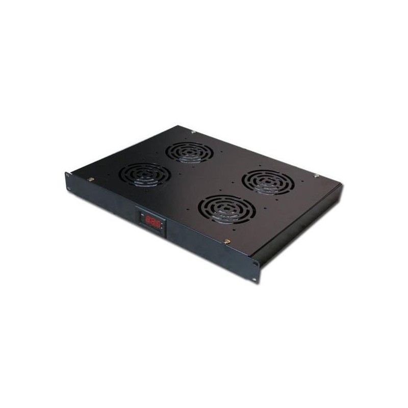 XtendLan Ventilace do 1U pozice, termostat, 4 ventilatory, hloubka 350mm, EK