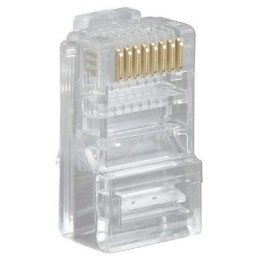 XtendLan Konektor UTP RJ45 CAT6, drát 50u