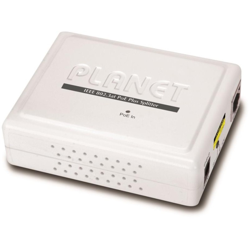 Planet POE-161S, PoE splitter, IEEE802.3at, výstup DC 5V/12V, 30W, Gigabit