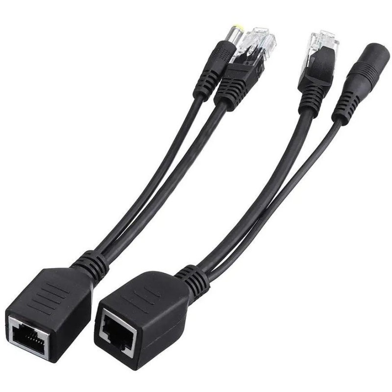XtendLan POE-PAS, Power-over-Ethernet sada, 100Mb, černá