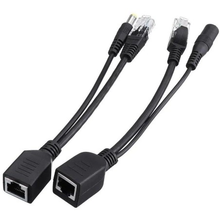 XtendLan POE-PAS, Power-over-Ethernet sada, 100Mb, černá
