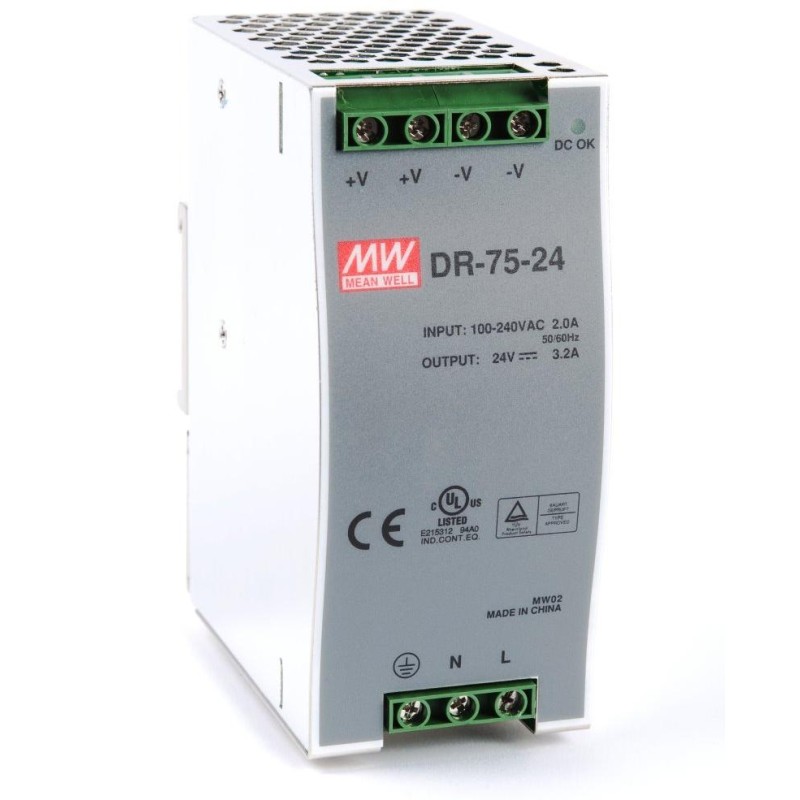 Planet PWR-75-24 napájecí zdroj DIN, 24V, 75W