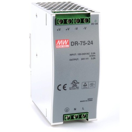 Planet PWR-75-24 napájecí zdroj DIN, 24V, 75W