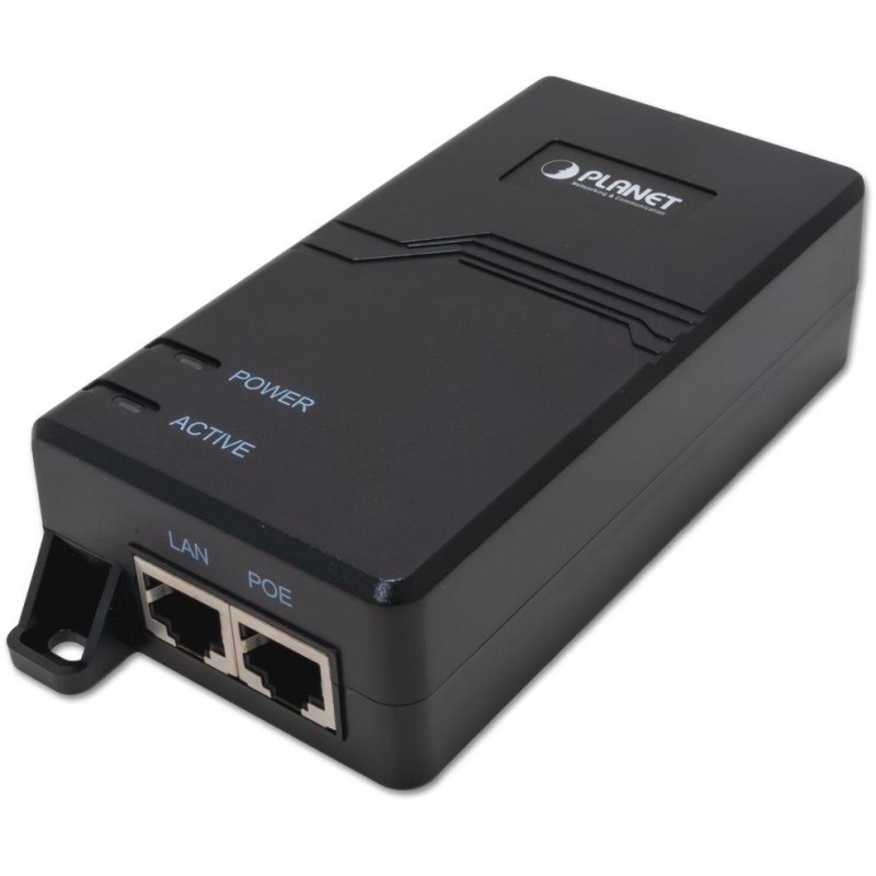 Planet POE-163 PoE injektor IEEE802.3at, 30W, 1000Base-T, na zeď