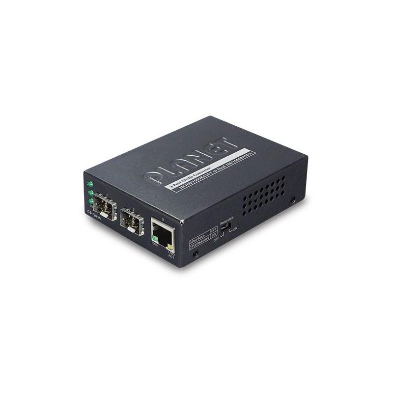 Planet GT-1205A konvertor 1x 10/100/1000Base-T / 2x SFP