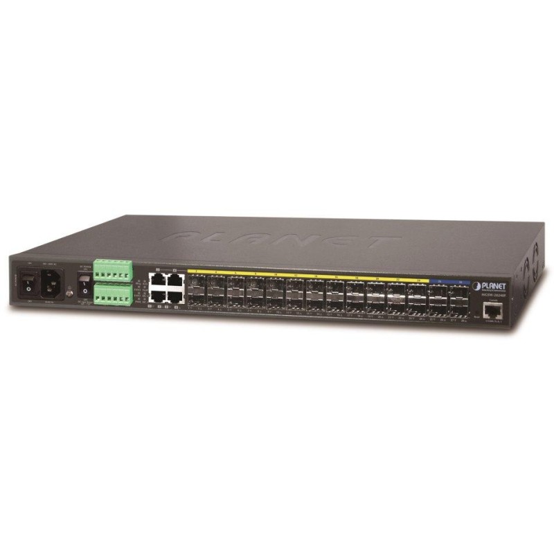 Planet MGSW-28240F Metro L3 switch, 14x1Gb SFP, 10x2.5Gb SFP+, 4x10Gb SFP, 36-60VDC, -40~75°C