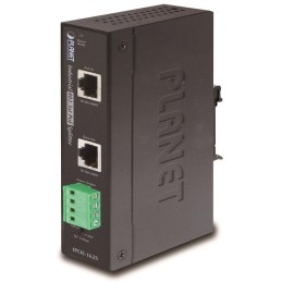 Planet IPOE-162S, PoE splitter, IEEE802.3at, výstup 12V/24V DC, DIN, IP30, -40~75 st.C