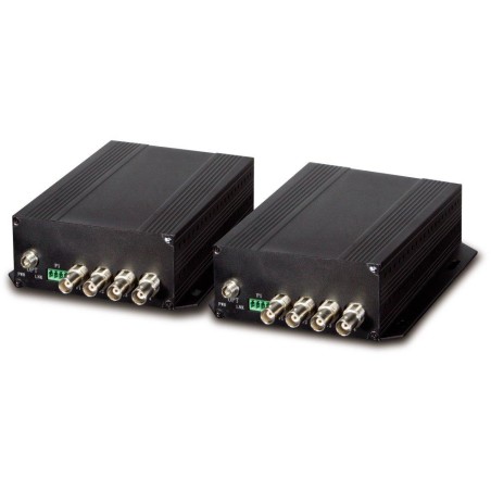 Planet VF-402-KIT opto konvertor 4x Video, 4x RS-485, FC konektor,singlemode, po jednom vlákně, cena za pár