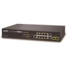 Planet GS-5220-8P2T2S L3-Switch, 10x1Gb, 2x1Gb SFP, 8x PoE 802.3at 240W